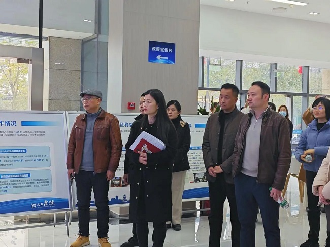 武侯區(qū)多部門領(lǐng)導聯(lián)合考察調(diào)研瑞方人力運營的武侯區(qū)人力資源市場 第2張